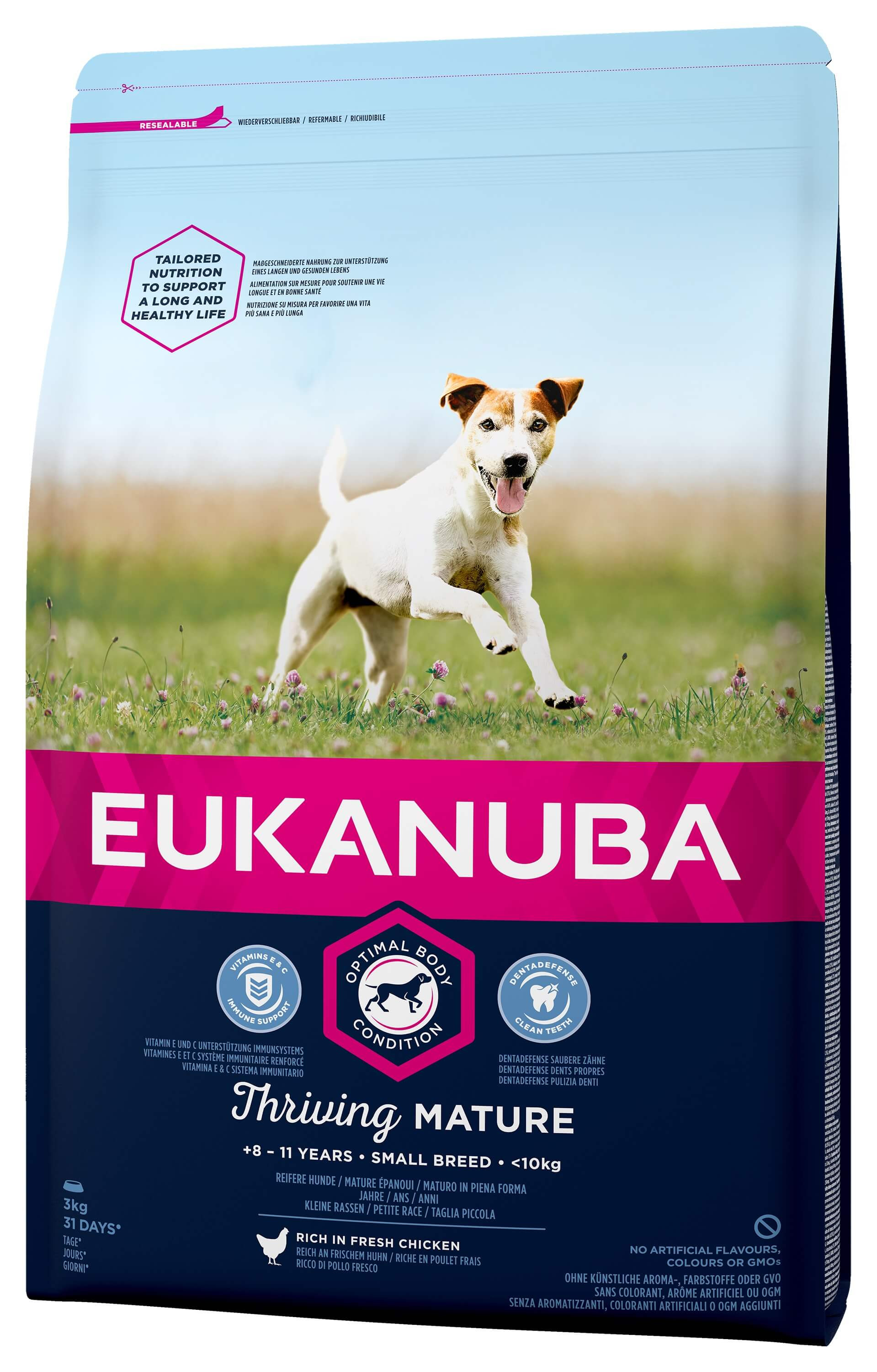 Eukanuba Thriving Mature Small Breed au poulet pour Chien