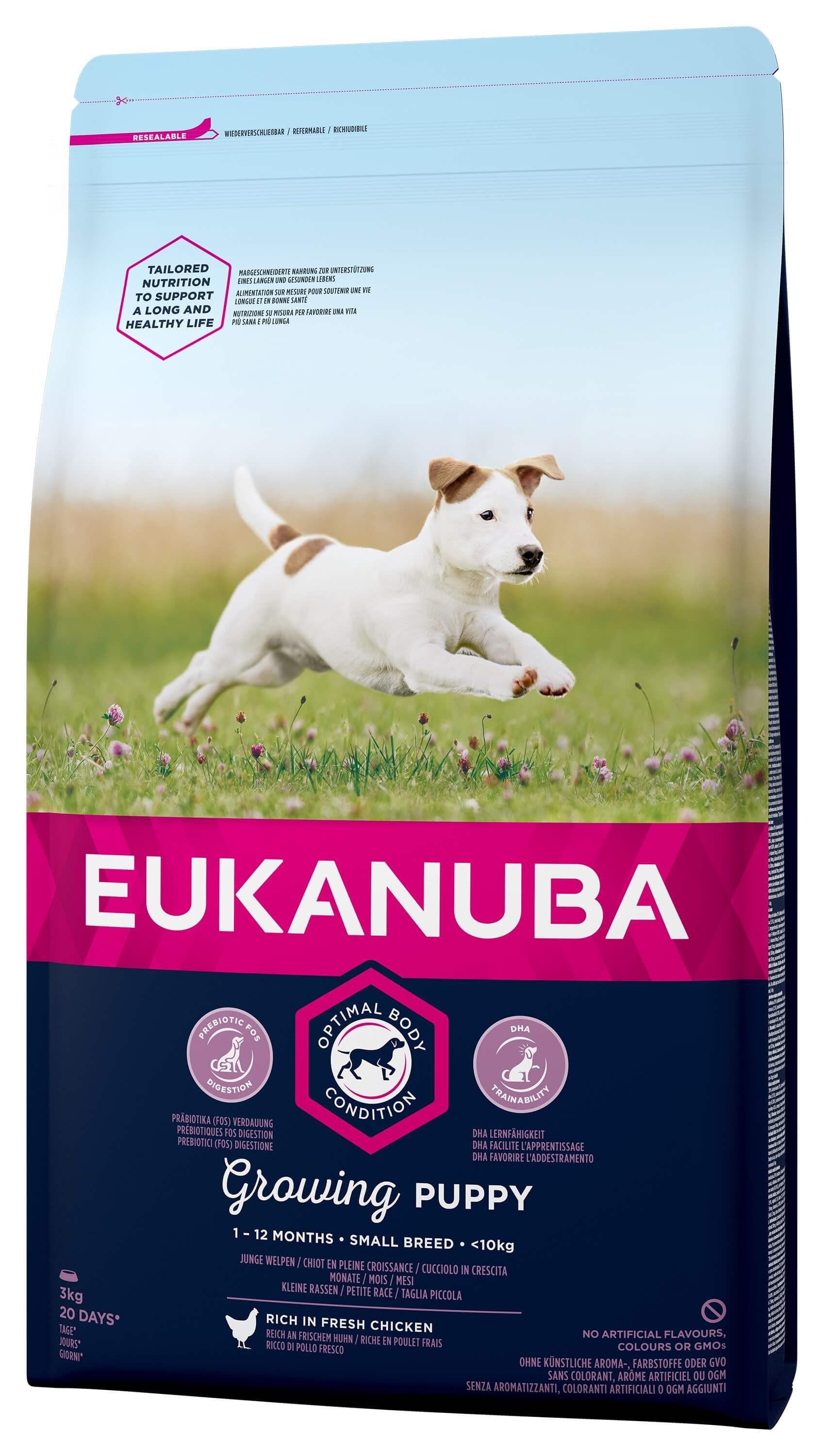 Eukanuba Growing Puppy Small Breed au poulet pour Chiot