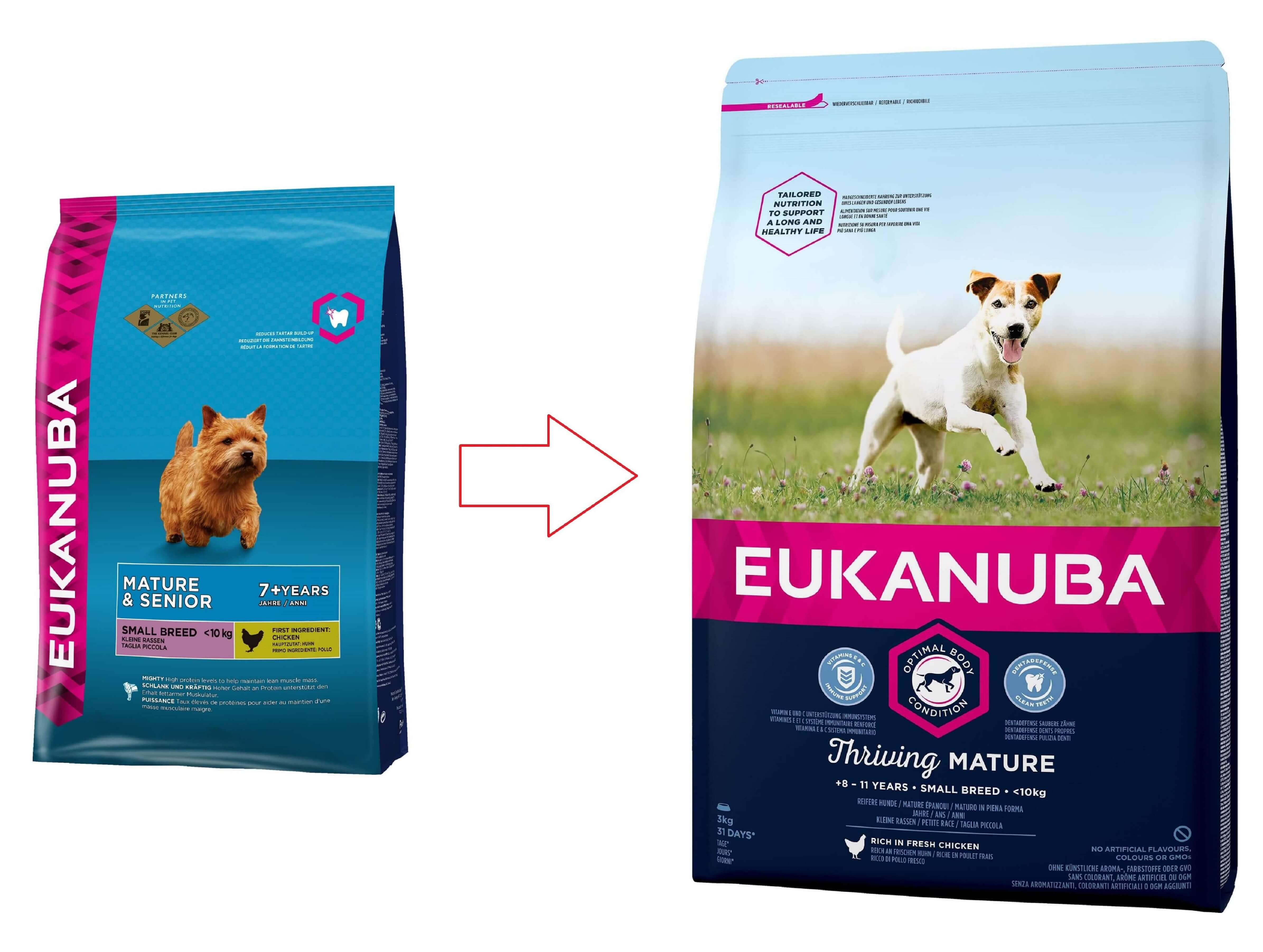 Eukanuba Thriving Mature Small Breed au poulet pour Chien