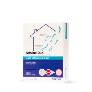 Flea Free Ectoline Duo Hond voor honden van 20 tot 40 kg