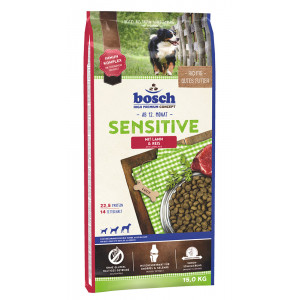 Bosch Sensitive Agneau, Riz 15 kg