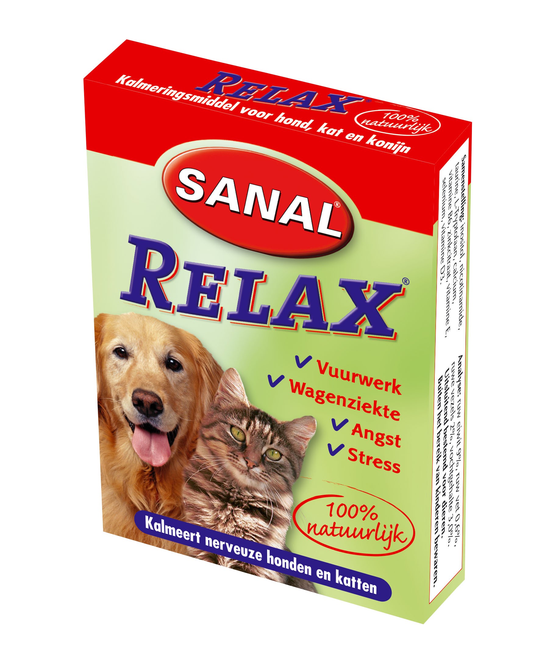 Sanal Relax voor hond, kat en konijn
