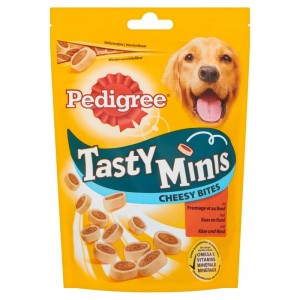 Pedigree Tasty Minis Cheesy Bites Fromage & Boeuf pour chien 3 x 140 g
