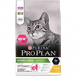 Pro Plan Sterilised Adult Delicate Digestion au poulet pour chat 2 x 3 kg