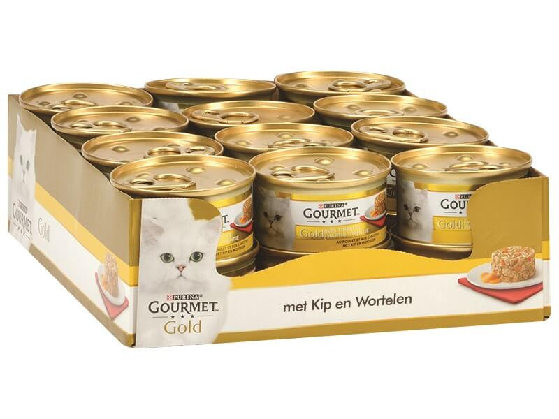 Gourmet Gold Tourelle Poulet et carotte chat