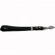 Laisse courte de dressage noire