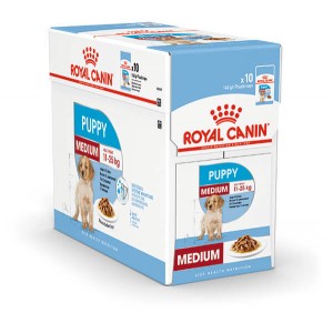 Royal Canin Medium Puppy Sachets pour chiot 4 boîtes (40 x 140 g)