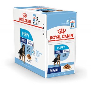 Royal Canin Maxi Puppy Sachets pour chiot 1 boîte (10 x 140 g)