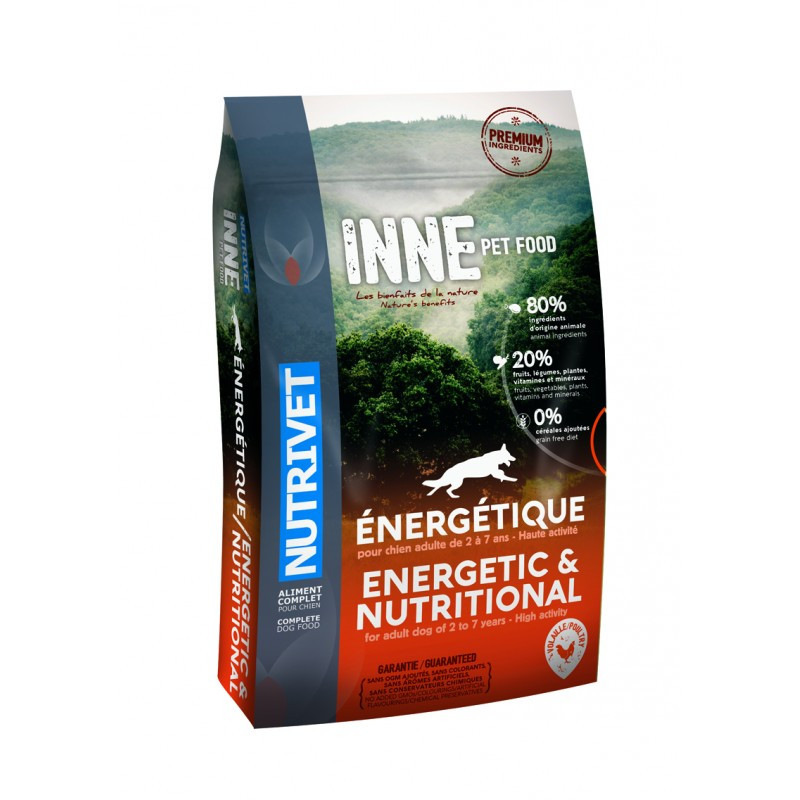 Nutrivet Inne Dog Energetic pour chien Envoi rapide