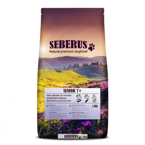 Seberus Senior 7+ pour chien - nourriture pour chien naturelle sans céréales 1 kg