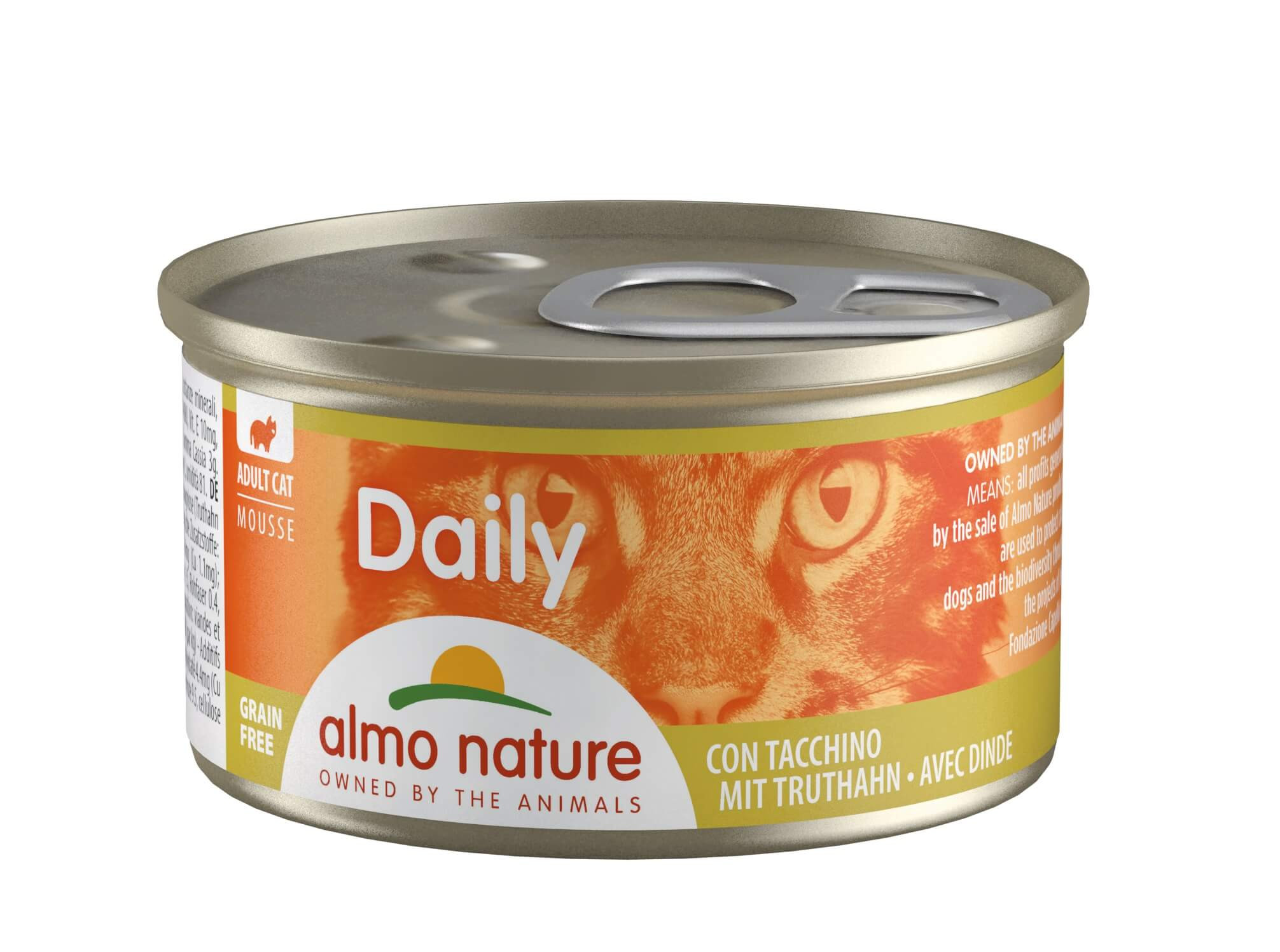 Almo Nature Daily Mousse à la dinde pâtée pour chat (85 g)