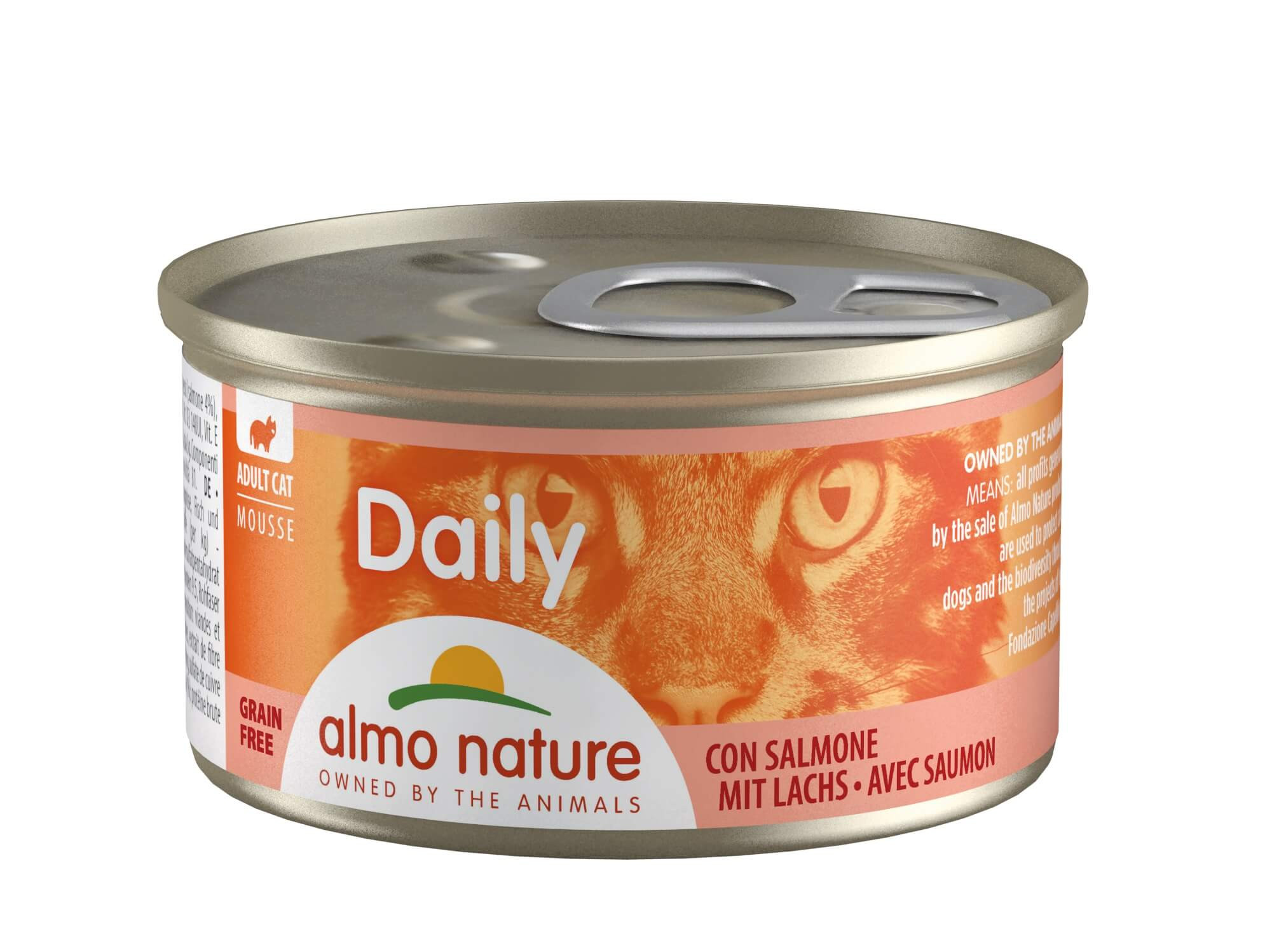 Almo Nature Daily Mousse au saumon pour chat 85g