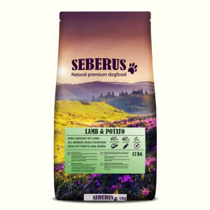 Seberus Lamb & Potato - nourriture pour chien naturelle sans céréales 2 x 12 kg
