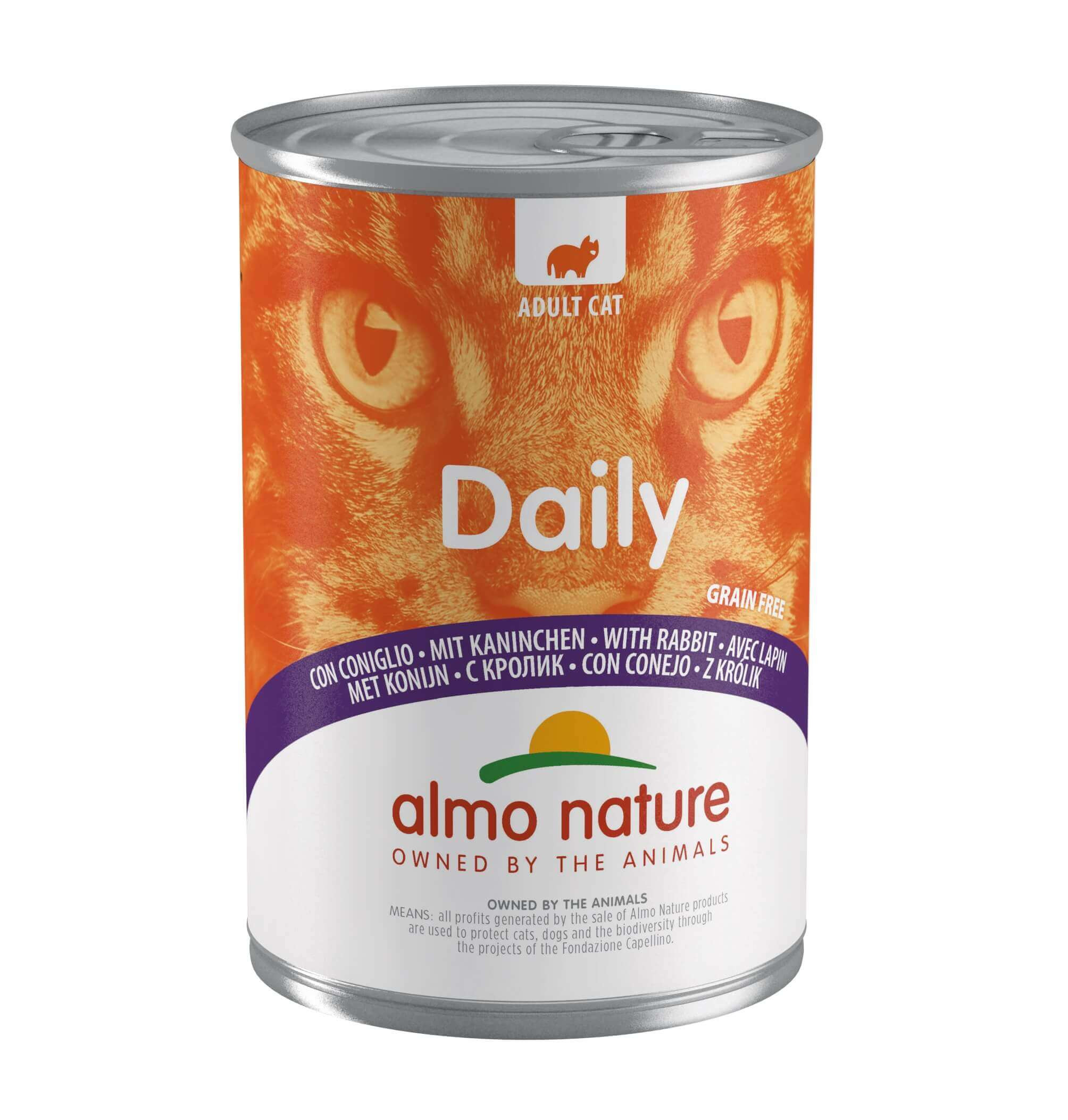 Almo Nature Daily lapin pour chat (400 g)