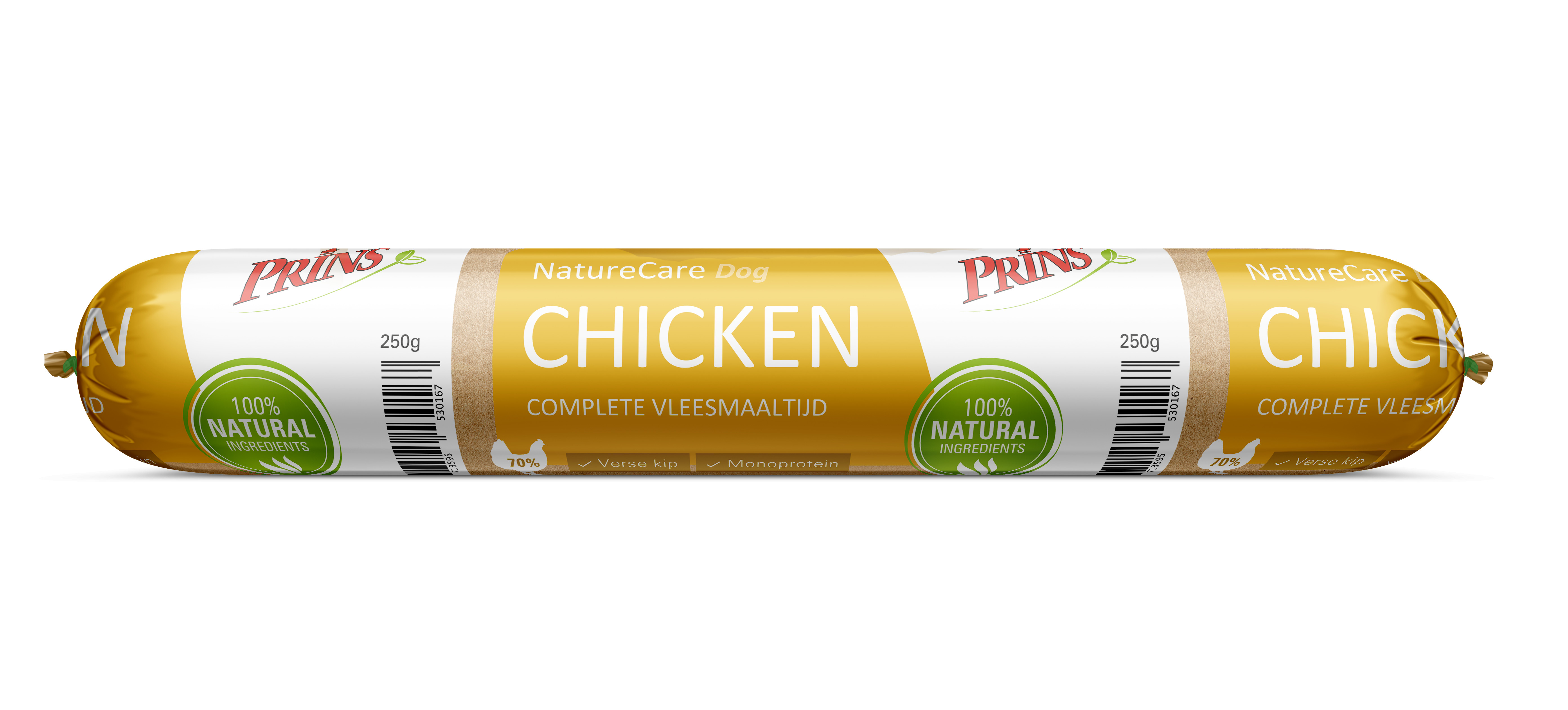 Prins NatureCare Saucisse de Poulet Sans céréales pour chien