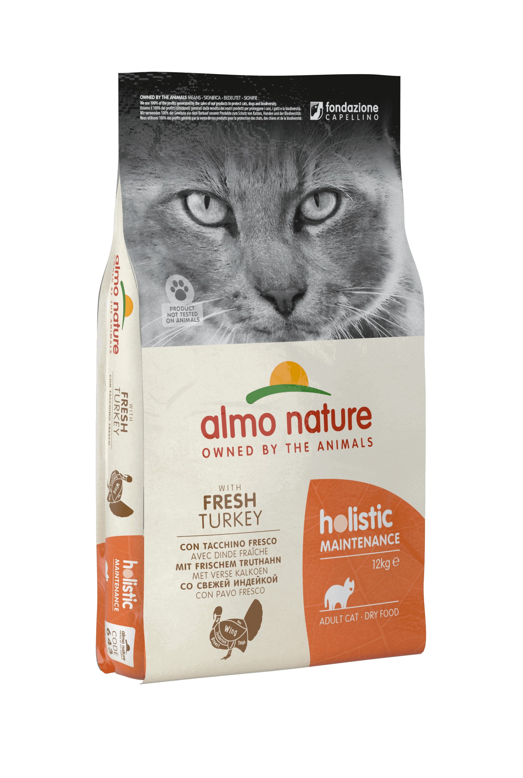 Almo Nature Holistic Maintenance à la dinde pour chat