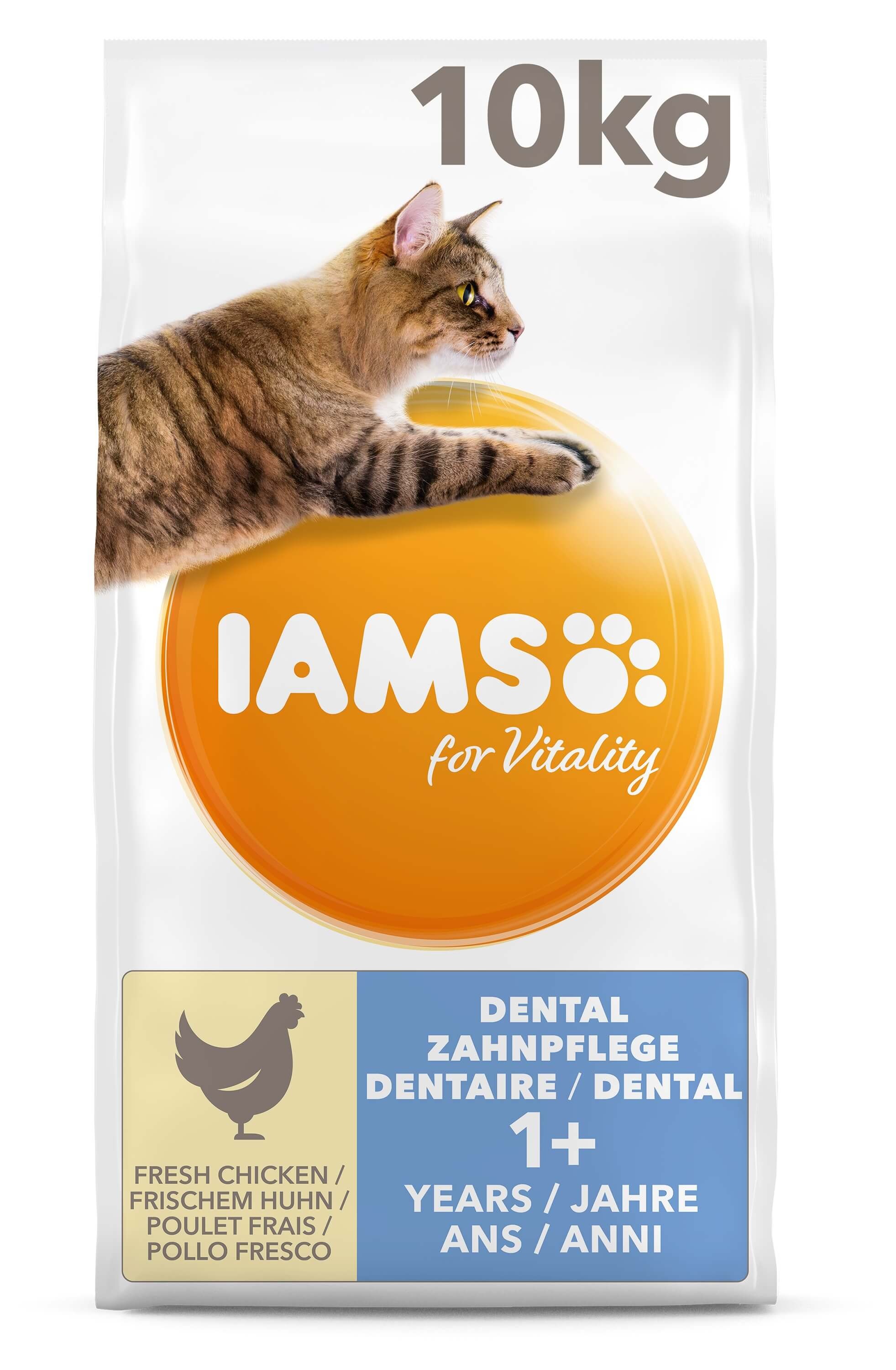 Iams For Vitality Adult Dental Kattenvoer