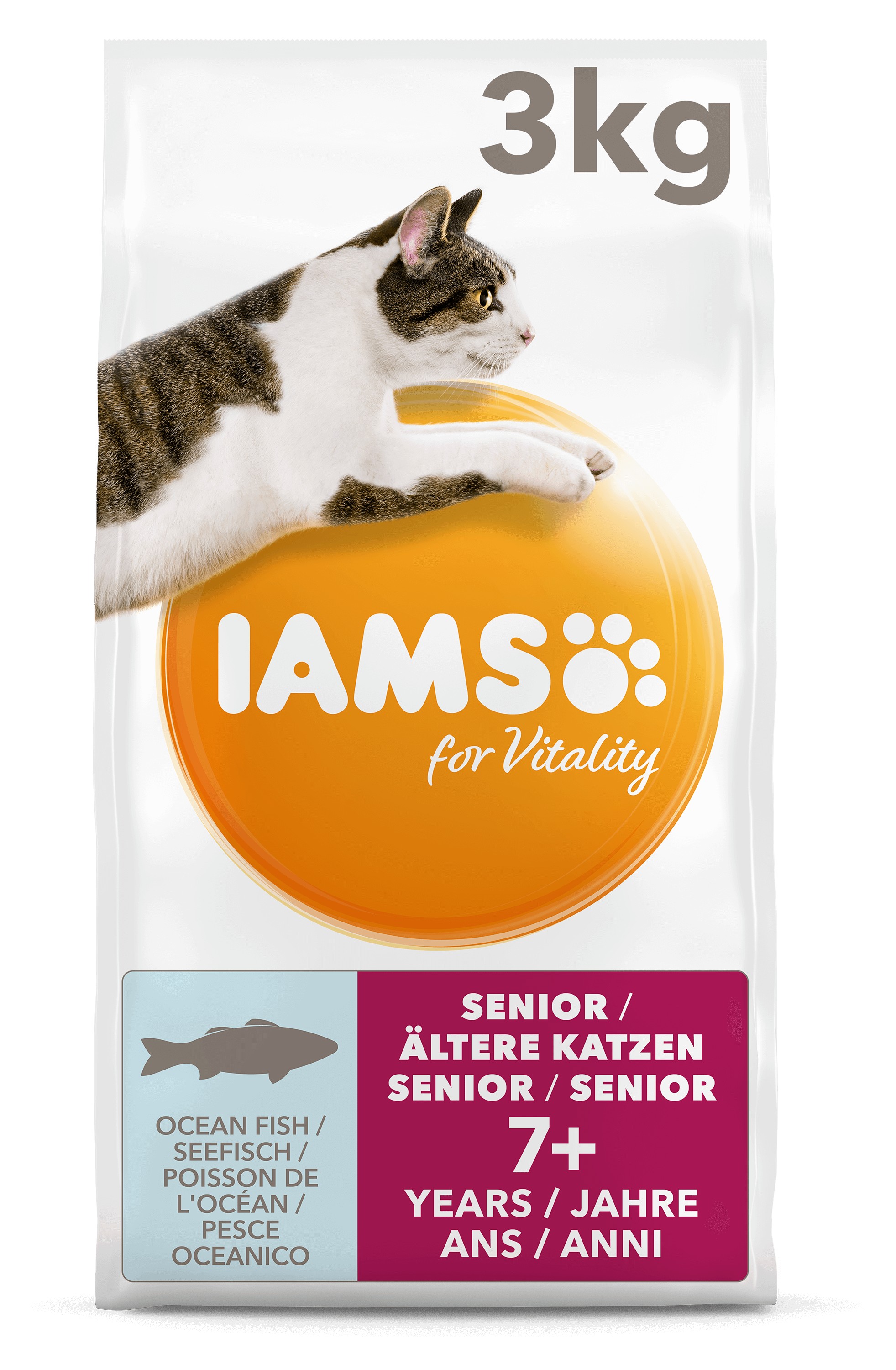 Iams For Vitality Senior Poisson Pour Chat Bas Prix Brekz Fr