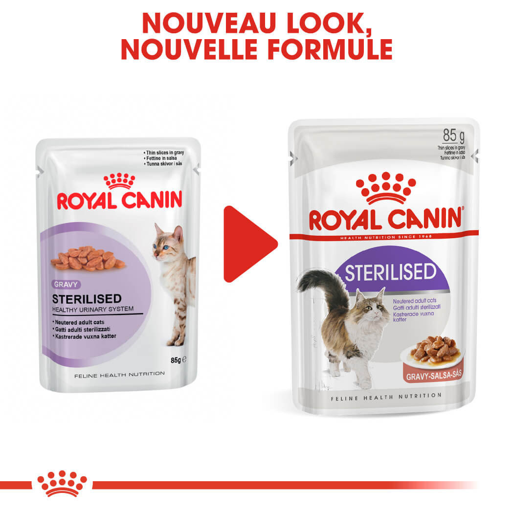 Conserve pâté en sauce Chat Stérilisé - Royal Canin