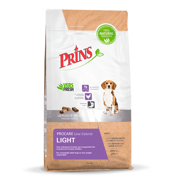 Prins ProCare Low Calorie Light pour chien