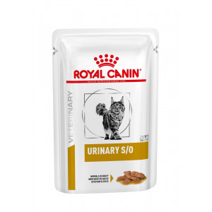 Royal Canin Veterinary Urinary S/O Morsels in Gravy pâtée pour chat 4 boîtes (48 x 85 g)