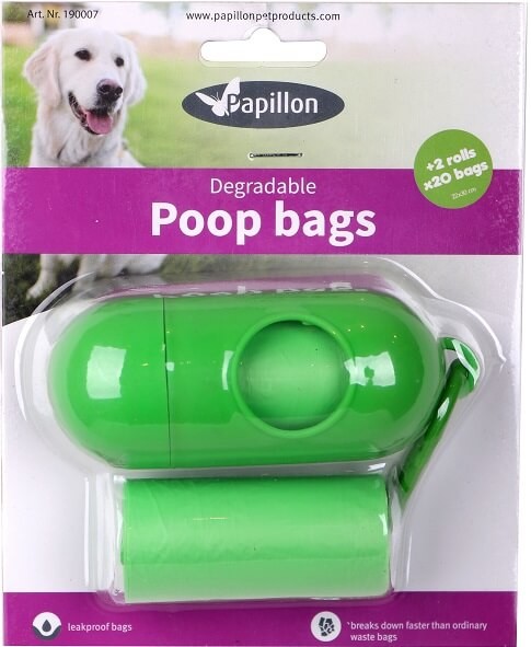 Dispensor botvorm + 2 poepzakjes