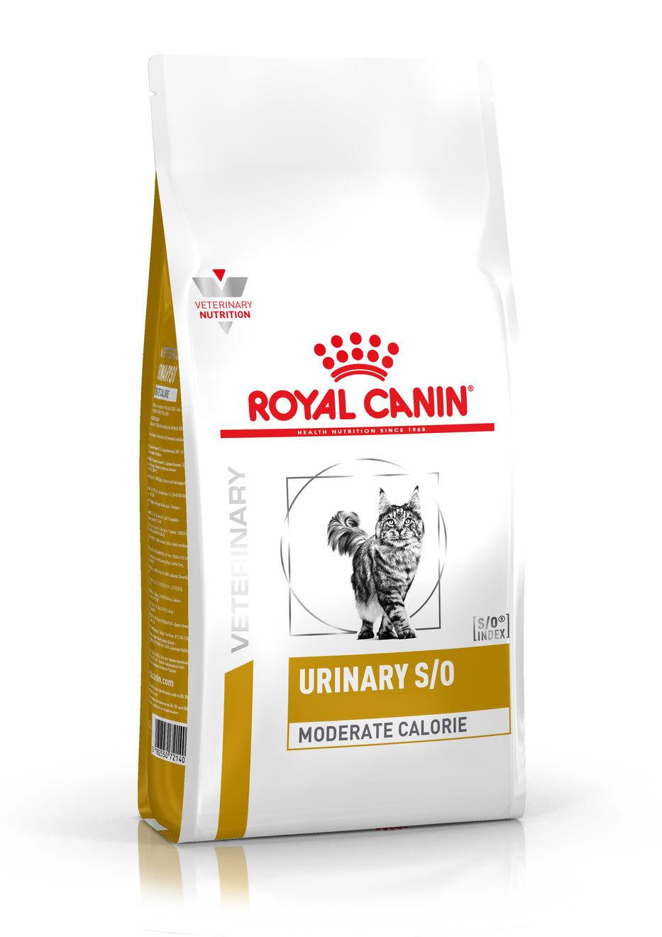 Image de 3 x 9 kg Royal Canin Veterinary Urinary S/O Moderate Calorie pour chat