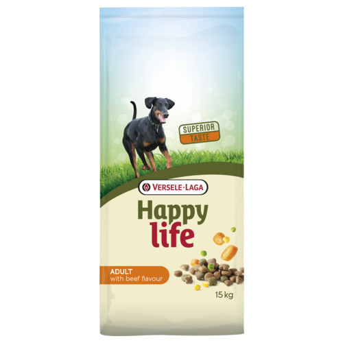 Happy Life Adult Boeuf pour chien