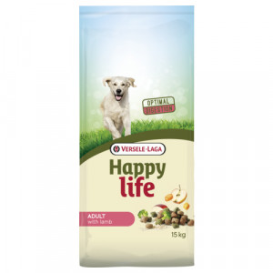 Happy Life Adult Agneau pour chien 15 kg