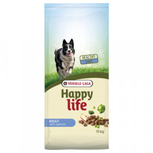 Happy Life Adult Saumon pour chien 2 x 15 kg