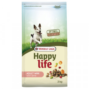 Happy Life Adult Mini Agneau pour chien 3 kg