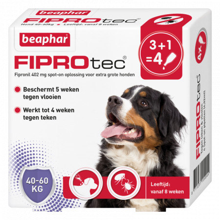 Beaphar Fiprotec Spot-On pour chien de 40 à 60 kg