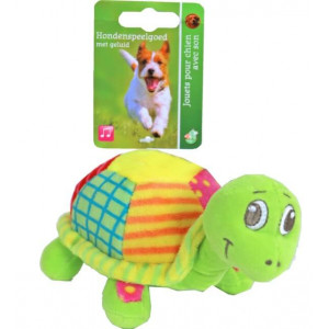Pluche Schildpad 16 cm met piep
