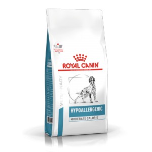Royal Canin Veterinary Diet Hypoallergenic Moderate Calorie pour Chien