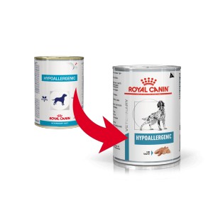 Royal Canin Veterinary Diet Hypoallergénique boîte pour chien - 400 g