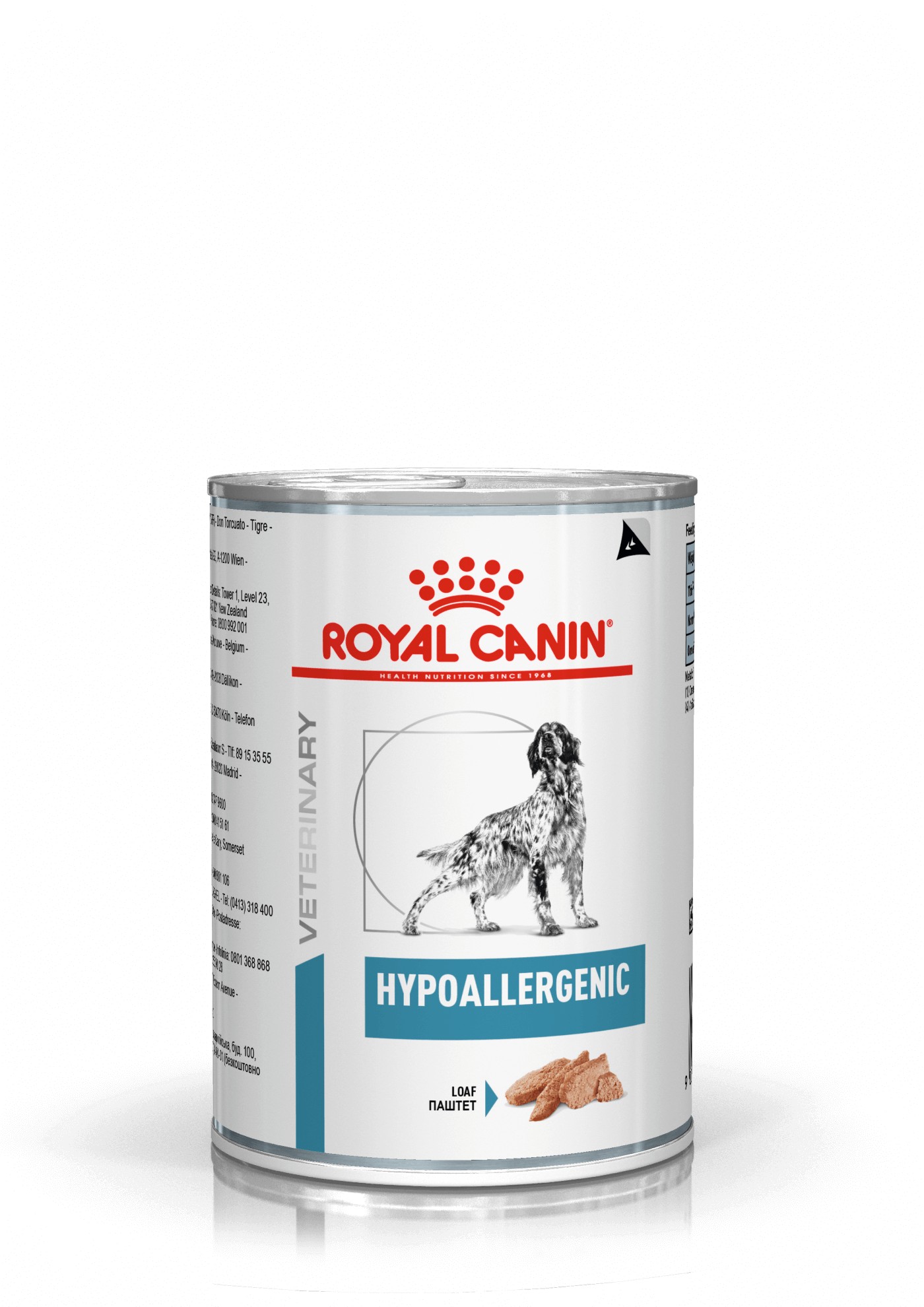 Image de 4 lots (48 x 400 g) Royal Canin Veterinary Hypoallergenic pâtée pour chien (400 g)