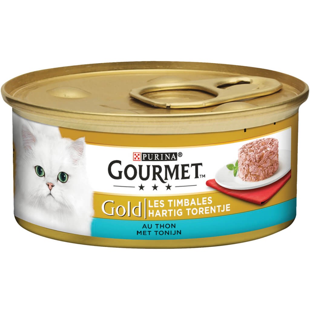 Gourmet Gold Hartig Torentje Tonijn kattenvoer