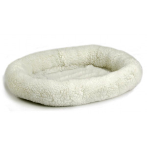 Panier en peluche mouton pour chat