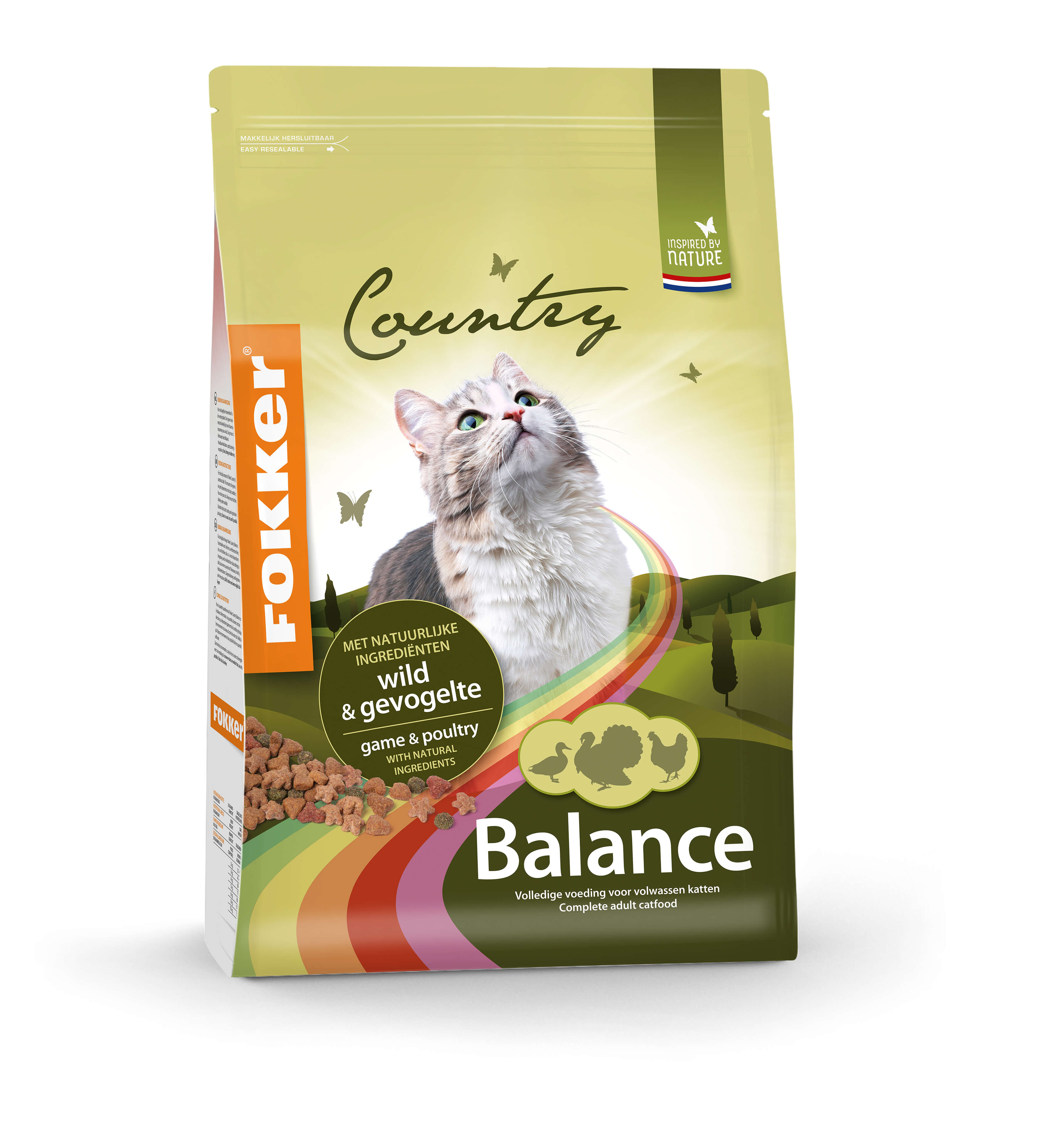 Fokker Country Balance avec gibier & volaille pour chat