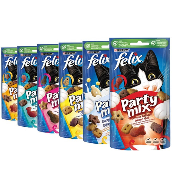 Felix Party Mix Combipack Pour Chat 8 Sachets Felix Party Mix Combipack Pour Chat 8 Sachets