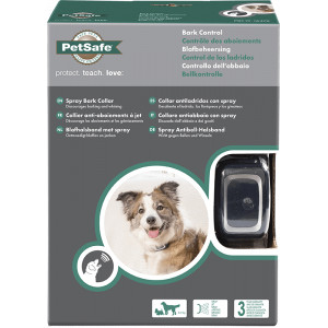 Collier Anti-Aboiement Petsafe avec Spray Une pièce