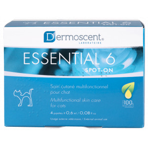 Dermoscent Essential 6 Spot-On pour chat 3 x 4 pipettes