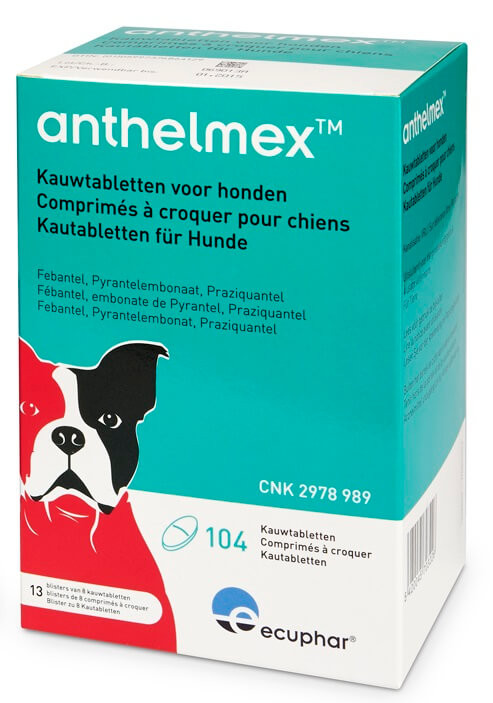 Anthelmex Kauwtabletten voor honden