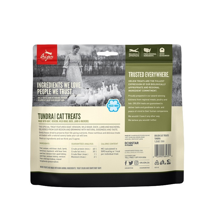 Orijen Tundra Treats Pour Chat Brekz Fr Orijen Tundra Treats Pour Chat Brekz Fr