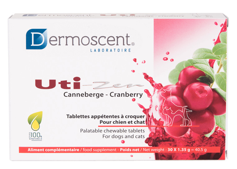 Dermoscent Uti-Zen Cranberry Tabletten voor hond en kat