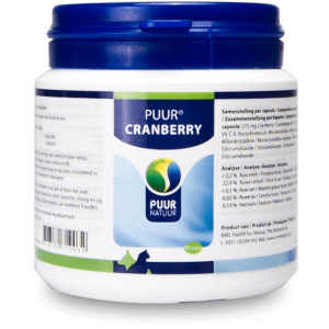 Puur Capsules Cranberry pour chien et chat 90 comprimés