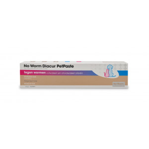 No Worm Diacur PetPaste tegen wormen hond en kat