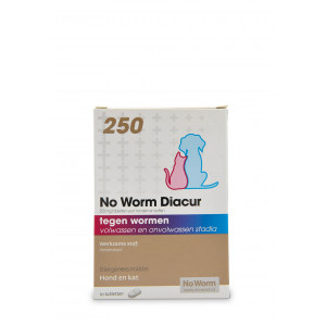 No Worm Diacur 250 voor hond en kat