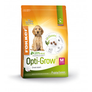 Fokker Opti-Grow M Puppy/Junior pour chien 2,5 kg