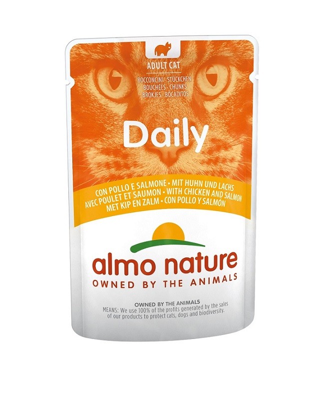 Almo Nature Daily Poulet & Saumon 70 grammes